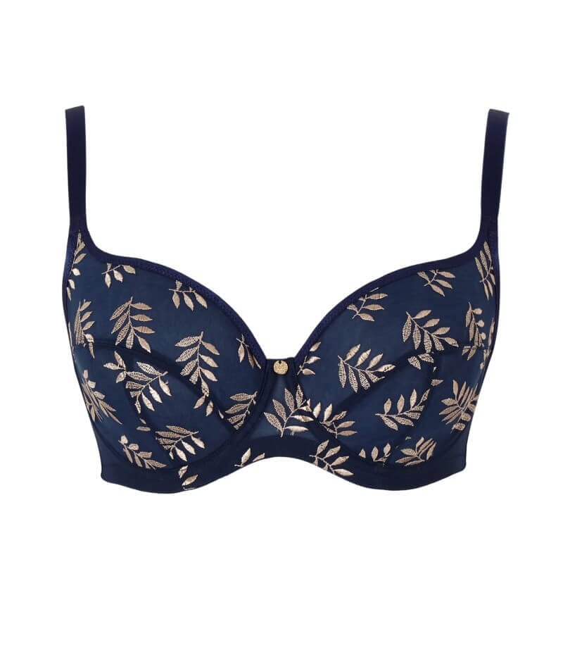 Panache Tango Underwired Balconnet Bra - Navy/Champ Bras